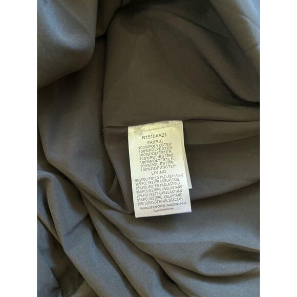 MOLLY BRACKEN Pleated Long Sleeve Black Floral Dress Sz L - Picture 5 of 8